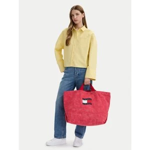 Obrázek produktu Kabelka Tommy Jeans Tjw Wave Flag Med Tote AW0AW18466 Korálová