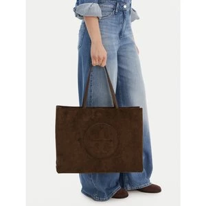Obrázek produktu Kabelka Tory Burch Ella Suede Tote 170980 Hnědá