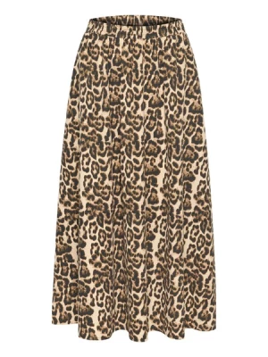 Obrázek produktu Kaffe Sukně 'Leopra'  béžová / hnědá / černá