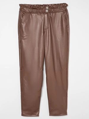 Obrázek produktu Kalhoty Abercrombie & Fitch tmavě hnědá