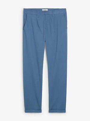 Obrázek produktu Kalhoty se sklady u pasu z bavlněného kepru, Regular Fit, Straight BonPrix