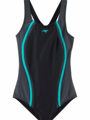 Obrázek produktu KangaROOS Plavky  aqua modrá / čedičová šedá / černá