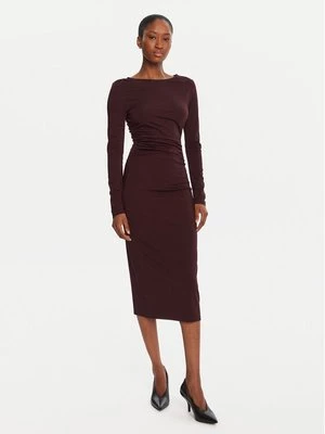 Obrázek produktu KAOS Koktejlové šaty Abiti RI1MA002 4005 Bordó Slim Fit