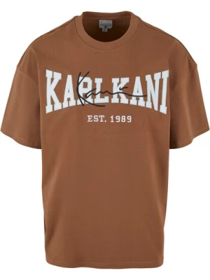Obrázek produktu Karl Kani Tričko  hnědá / bílá