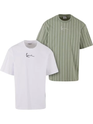 Obrázek produktu Karl Kani Tričko 'Small Signature Essential'  zelená / bílá