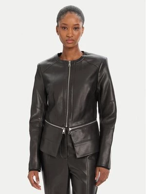 Obrázek produktu KARL LAGERFELD Bunda z imitace kůže A3W14050 Černá Slim Fit