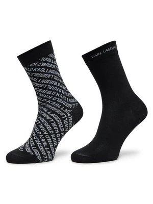 Obrázek produktu KARL LAGERFELD Dlouhé ponožky 246W6002 Černá