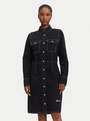 Obrázek produktu Karl Lagerfeld Jeans Džínové šaty A3W13015 Tmavomodrá Regular Fit