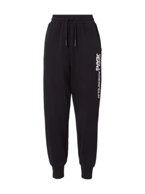 Obrázek produktu KARL LAGERFELD JEANS Kalhoty  černá / bílá