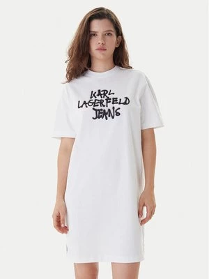 Obrázek produktu Karl Lagerfeld Jeans Každodenní šaty B1W13043 Bílá Regular Fit