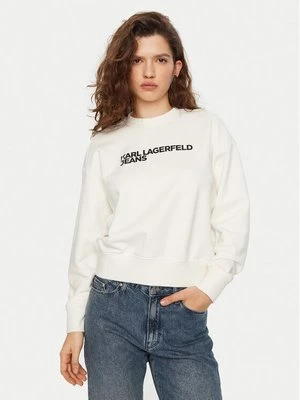 Obrázek produktu Karl Lagerfeld Jeans Mikina A1W20005 Bílá Regular Fit