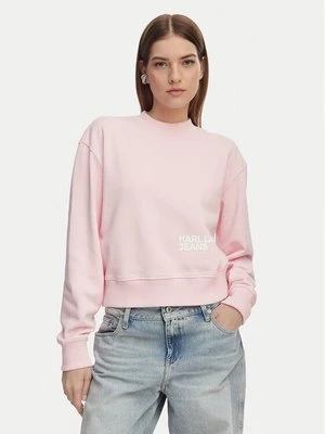 Obrázek produktu Karl Lagerfeld Jeans Mikina B2W20039 Světle růžová Regular Fit