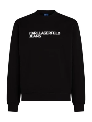 Obrázek produktu KARL LAGERFELD JEANS Mikina  černá / bílá