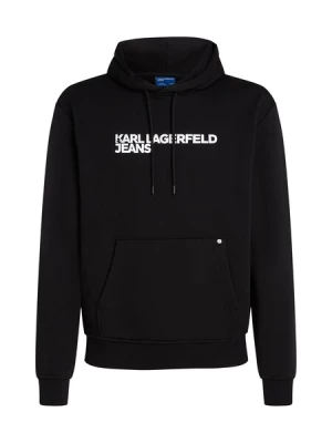 Obrázek produktu KARL LAGERFELD JEANS Mikina  černá / bílá
