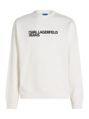 Obrázek produktu KARL LAGERFELD JEANS Mikina 'ESSENTIAL'  černá / bílá