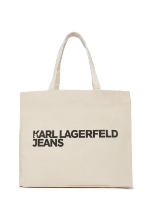 Obrázek produktu KARL LAGERFELD JEANS Nákupní taška  béžová / černá