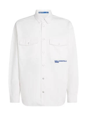 Obrázek produktu KARL LAGERFELD JEANS Přechodná bunda 'Out Of The Blue'  modrá / offwhite