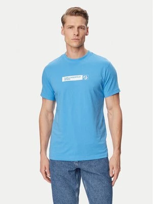 Obrázek produktu Karl Lagerfeld Jeans T-Shirt A1M17112 Modrá Slim Fit