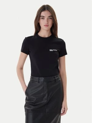 Obrázek produktu Karl Lagerfeld Jeans T-Shirt A1W17004 Černá Slim Fit
