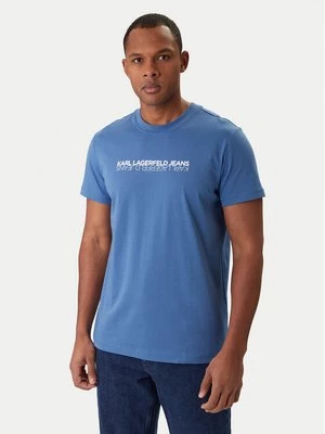 Obrázek produktu Karl Lagerfeld Jeans T-Shirt B1M17063 Modrá Regular Fit