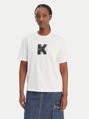 Obrázek produktu Karl Lagerfeld Jeans T-Shirt B1W17055 Bílá Relaxed Fit