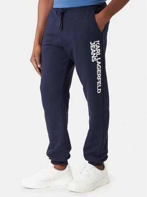 Obrázek produktu Karl Lagerfeld Jeans Teplákové kalhoty A1M10001 Tmavomodrá Slim Fit