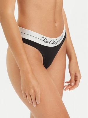 Obrázek produktu KARL LAGERFELD Kalhotky string A1W47095 Černá