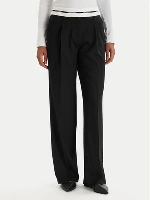 Obrázek produktu KARL LAGERFELD Kalhoty z materiálu B1W10002 Černá Regular Fit