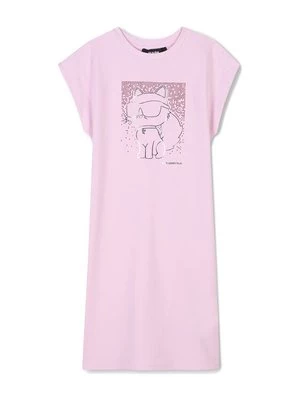 Obrázek produktu Karl Lagerfeld Kids Každodenní šaty Z30456 D Růžová Regular Fit