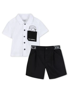 Obrázek produktu Karl Lagerfeld Kids Sada košile a sportovní šortky Z31077 Černá Regular Fit