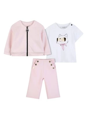 Obrázek produktu Karl Lagerfeld Kids Tepláková souprava Z31056 S Růžová Regular Fit
