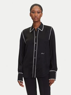 Obrázek produktu KARL LAGERFELD Košile A3W11012 Černá Regular Fit
