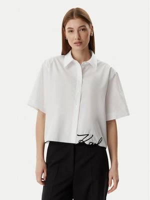 Obrázek produktu KARL LAGERFELD Košile B2W11017 Bílá Loose Fit