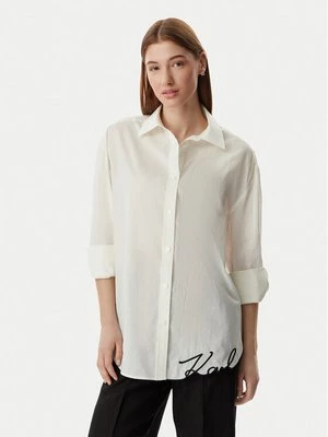 Obrázek produktu KARL LAGERFELD Košile B2W46034 Krémová Oversize