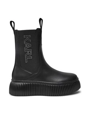 Obrázek produktu KARL LAGERFELD Kotníková obuv s elastickým prvkem KL42343 Černá