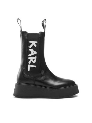 Obrázek produktu KARL LAGERFELD Kotníková obuv s elastickým prvkem KL42460 Černá