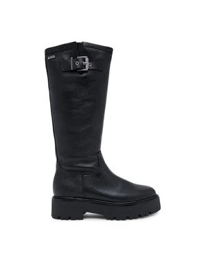 Obrázek produktu KARL LAGERFELD Kozačky Burly Biker KL43490W Černá
