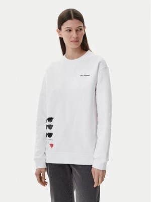 Obrázek produktu KARL LAGERFELD Mikina A1W20076 Bílá Relaxed Fit