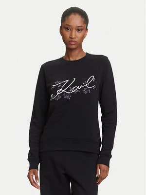 Obrázek produktu KARL LAGERFELD Mikina A3W20010 Černá Regular Fit