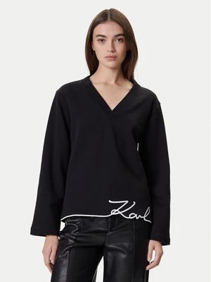 Obrázek produktu KARL LAGERFELD Mikina A4W20040 Černá Regular Fit