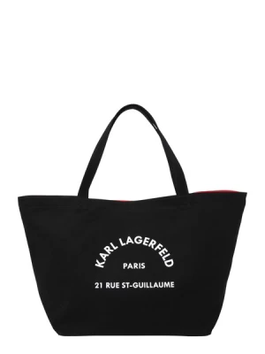 Obrázek produktu Karl Lagerfeld Nákupní taška 'Rue St-Guillaume'  černá / bílá