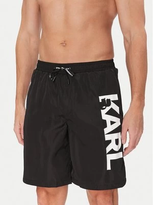 Obrázek produktu KARL LAGERFELD Plavecké šortky A1M46009 Černá Regular Fit