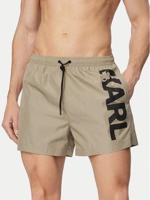Obrázek produktu KARL LAGERFELD Plavecké šortky A1M46013 Béžová Regular Fit