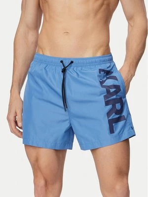 Obrázek produktu KARL LAGERFELD Plavecké šortky A1M46013 Modrá Regular Fit