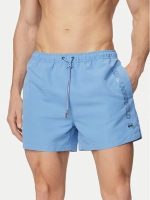 Obrázek produktu KARL LAGERFELD Plavecké šortky B1M46001 Modrá Regular Fit