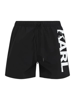 Obrázek produktu Karl Lagerfeld Plavecké šortky  černá / bílá