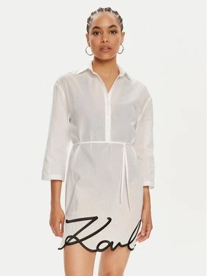 Obrázek produktu KARL LAGERFELD Plážové šaty 240W2205 Bílá Regular Fit