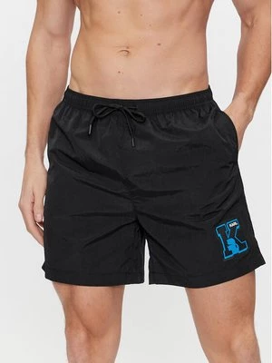 Obrázek produktu KARL LAGERFELD Plážové šortky 240M2202 Černá Regular Fit