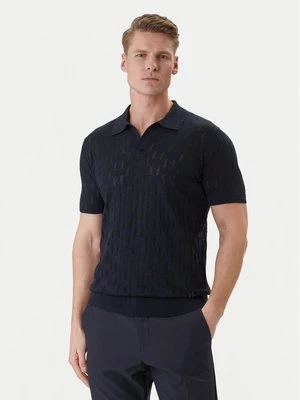Obrázek produktu KARL LAGERFELD Polokošile 655005 562301 Tmavomodrá Slim Fit