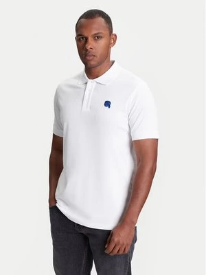 Obrázek produktu KARL LAGERFELD Polokošile 745022 553231 Bílá Regular Fit
